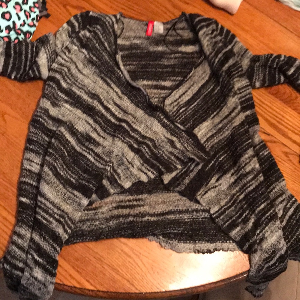 high low cardigan